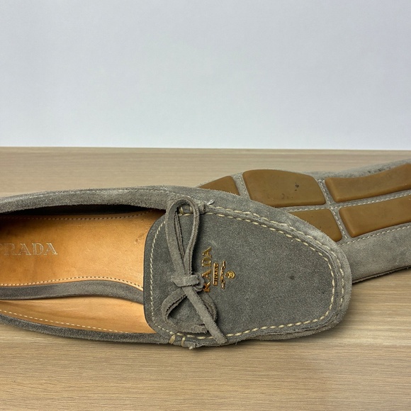 AUTHENTIC Prada Suede Driving Loafers - Picture 2 of 6